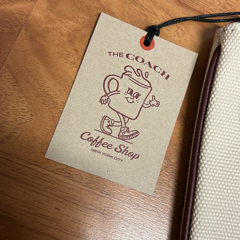 NWT Coach ✨Japan Exclusive ✨ Coach Coffee Shop Clutch - Picture 3 of 12